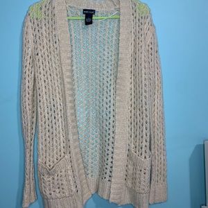 Cream cardigan